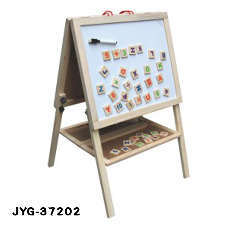 热销佰尔斯厂家批发幼儿园蒙儿童黑板教具柜式柜双面黑板可移动