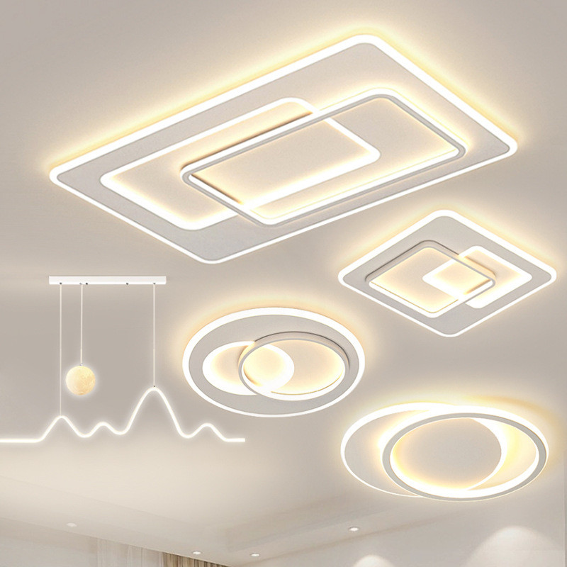 led吸顶灯现代简约大气护眼极简卧室房间主灯2023新款客厅灯