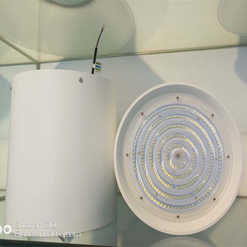 大商场办公楼吸顶铁站飞机场高明装筒灯100w150w200wled吊线筒灯