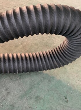 消防车吸水管黑色橡胶管DN100内扣式胶管DN150消防用管钢丝橡胶管