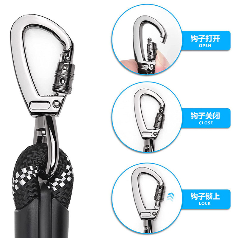 宠物用品反光多色圆绳狗狗牵引绳狗链狗拉带舒适拉手中大型犬用