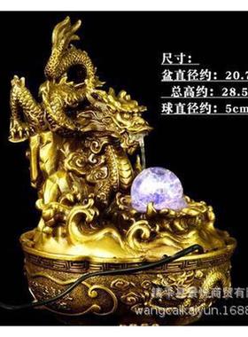 批发铜龙摆件铜聚宝盆龙铜生肖龙家装饰品办公室居工艺品