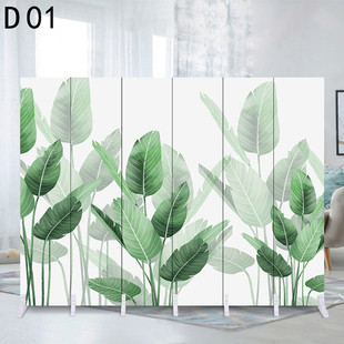 主卧卫生间门对床隔断屏风客厅折叠移动遮挡简约玄关进门包间隔断