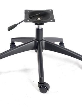 办公椅五金配件黑色五星脚架办公椅底座35厘米电脑椅底座五星脚