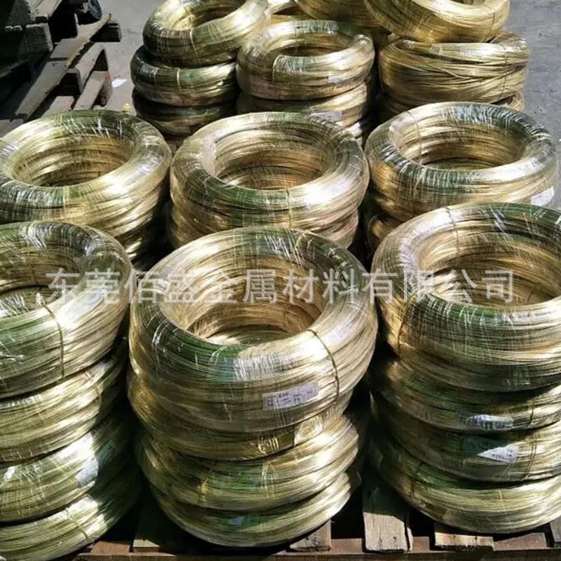 黄铜线h62黄铜线h65黄铜丝弹簧线0.1mm-10mm软态半硬全硬