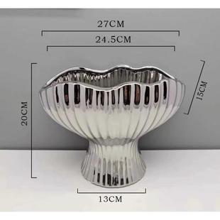 ins风现代创意陶瓷高脚盆网红蝴蝶兰盆年宵兰花花专用高级盆器