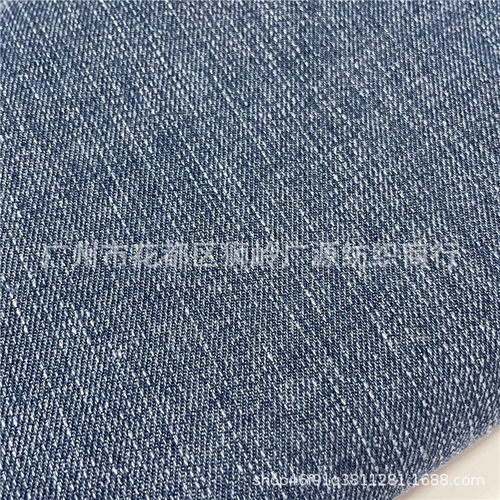 洗水牛仔布鞋竹节牛仔免洗牛仔服装箱包斜纹材货源充足