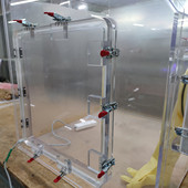 透明亚克力手套箱实验大型有机玻璃试验设备仪器密封箱