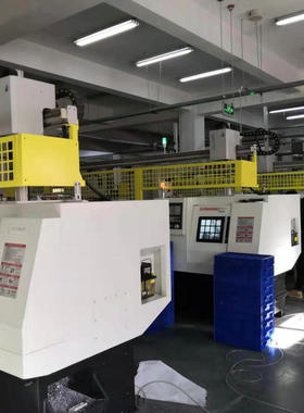 HC2.H一拖二中重型液压卧式多台联机自动化生产上下料机械手桁架