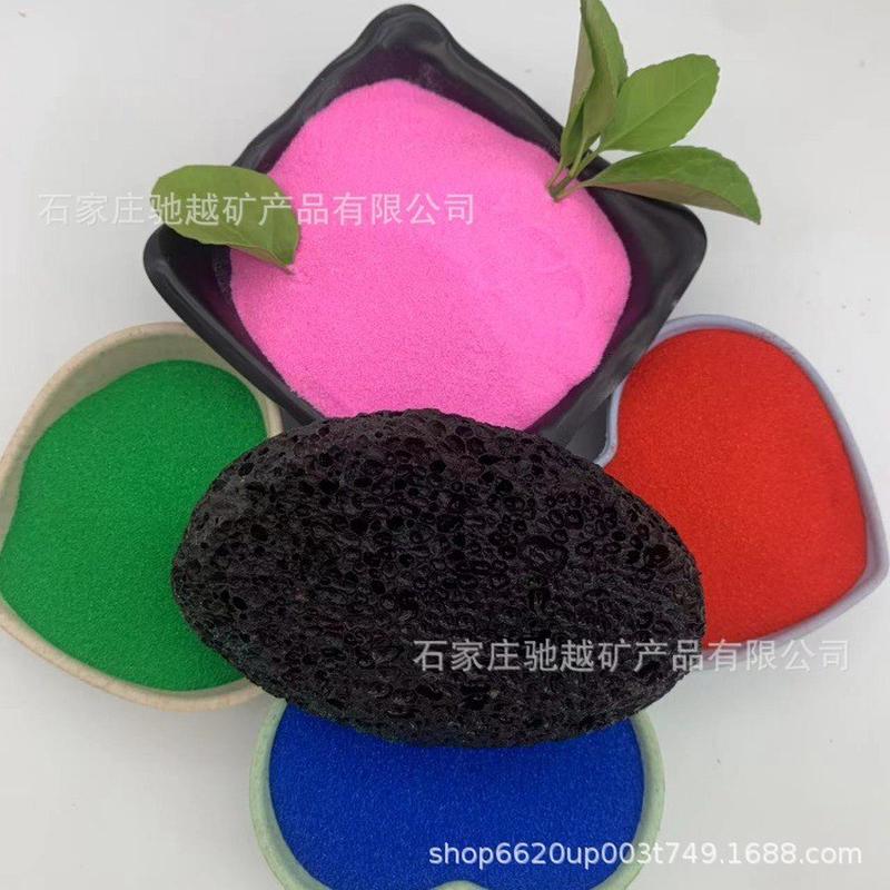 小袋供应彩砂环氧彩砂沙画砂大量彩砂72色染色彩砂儿童娱乐沙网红