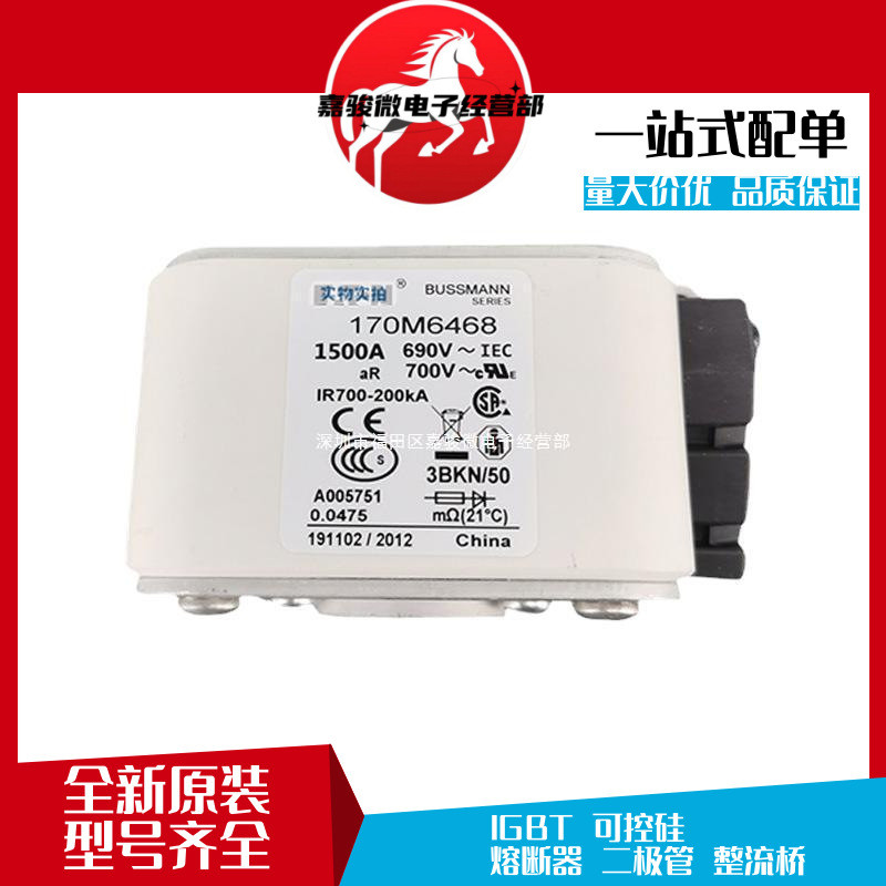 170M6468170M6469电子元器件库存充足直流快速熔断器现货