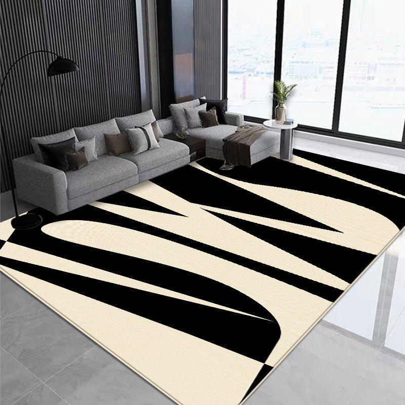 carpet简约北欧tpr水晶绒地垫印花底厂家批发家用客厅地毯