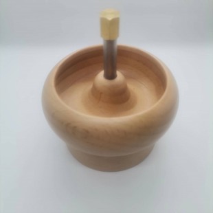 钩针用快速穿珠碗米珠碗饰品穿珠木碗套装 法式 工具绣花diy