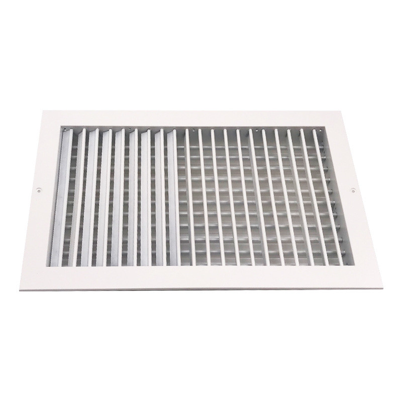 厂家批发abs双层百叶可调节密间距工厂新风系统防雨方形出风口