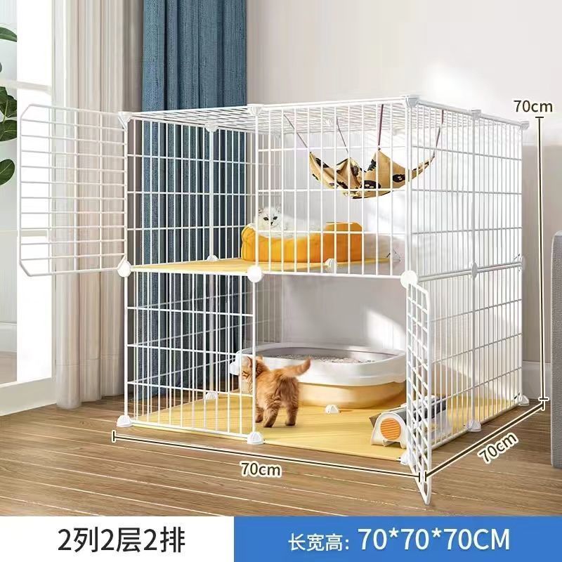 猫笼子家用室内猫咪别墅猫屋自由空间猫咪舍成年猫笼大猫柜猫围栏