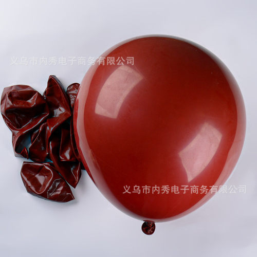 18寸复古色系乳胶气球橄榄绿牛油果生日活动派对开业婚庆布置用品