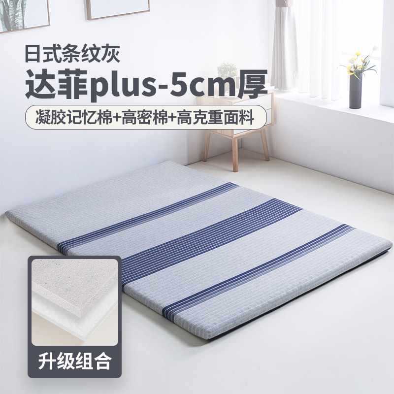 SW记忆棉床垫软垫乳胶榻榻米垫子褥子床褥家用学生宿舍可折叠定