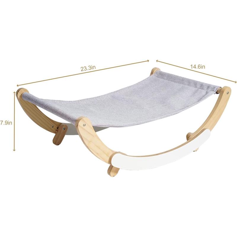 木制猫咪宠物摇摇床定做宠物用品四季通用实木摇篮床猫床定制