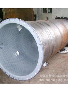 热销钢衬f4塔节pe塔节po塔节滚涂f40塔衬里塔节