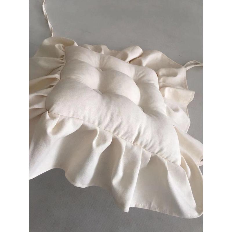 qjao批发长坐垫垫椅子加厚坐垫学生椅子长方形条形凳子纯色座垫钢