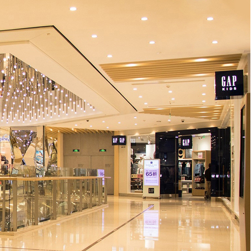 高30w40w60w80w工程照明筒灯商场超市机场嵌入式铁站天花筒灯批发