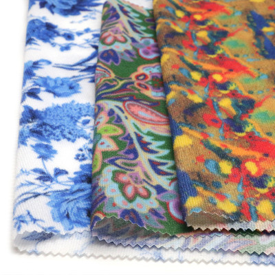 厂家供应印花布粘扣布运动护腰带魔术尼龙室内高尔夫打击垫面料