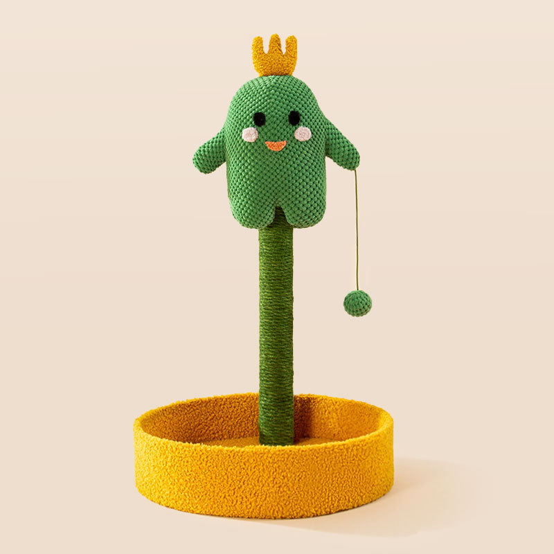 仙人掌猫爬架猫窝猫树一体小型不绳剑麻占地跳台爬柱架子猫咪用品