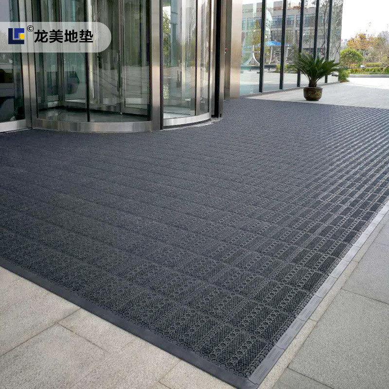加厚舒适户外地垫入户pvc脚垫进门商用拼接垫子防滑耐脏