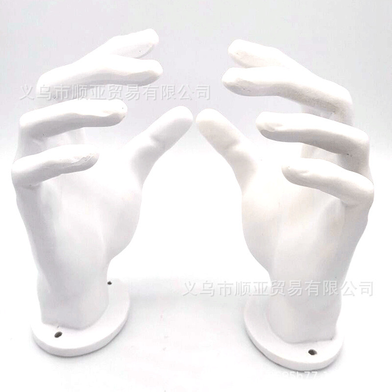 创意简约现代个性家居装饰工艺品树脂摆件现货双手手指摆置物架