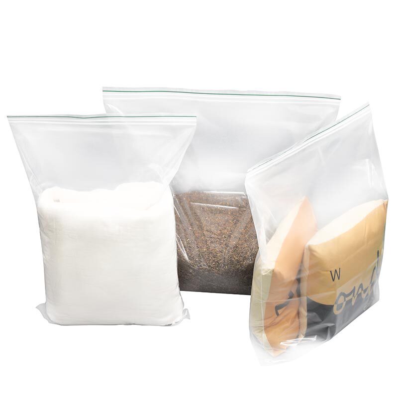 双夹链特大自封袋双拉骨密封袋加厚封口密实袋打包衣服收纳塑新款