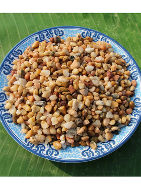 2-3cm精品黄色雨花石2023月鹅卵石盆栽水培植物12园艺鱼缸装饰五