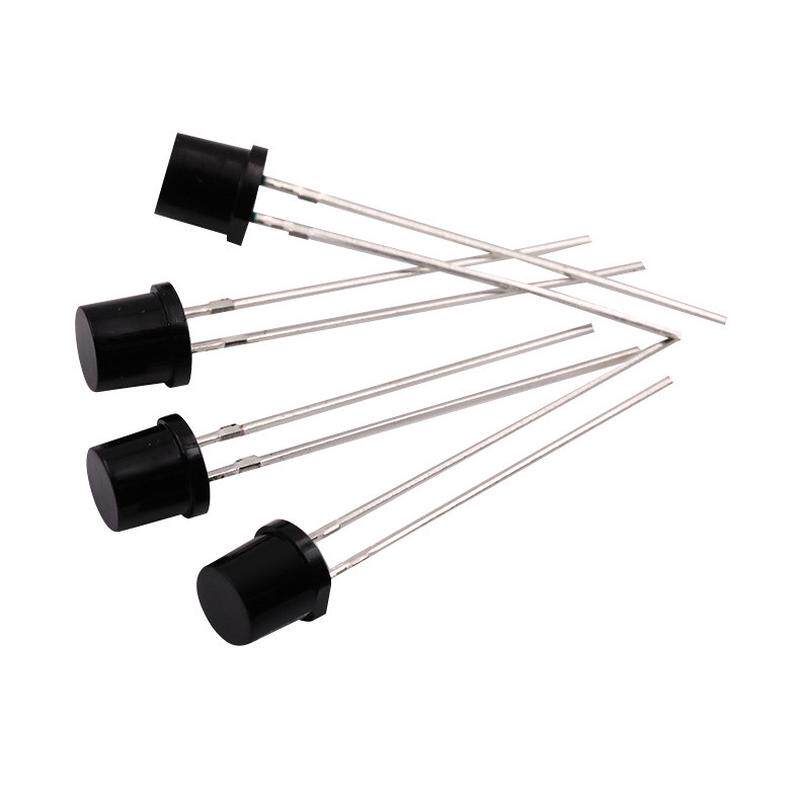 5mm平头光敏管长脚pt接敏黑光收管感应灯珠f5光敏管led发光二极管