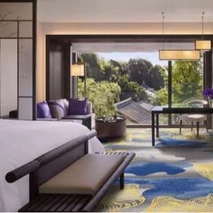 走道地毯1200克尼龙过b1阻燃通道酒店地毯满铺印花地毯客房地毯