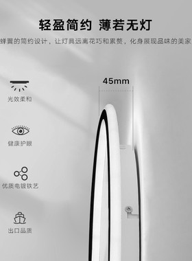 方形过道灯小极简网红led吸顶灯走廊玄关走道灯阳台灯衣帽间灯具