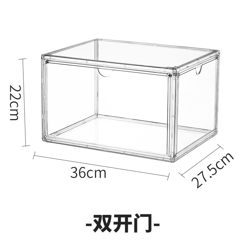 轻奢全透明抽屉式鞋子收纳防尘鞋柜多功能鞋盒可叠加鞋盒塑料盒