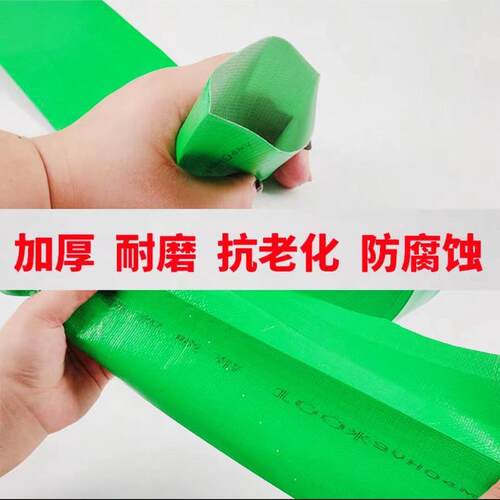 厂家直供涂塑水带 农用pe水泵编织水  高压防冻灌溉绿色抽水带