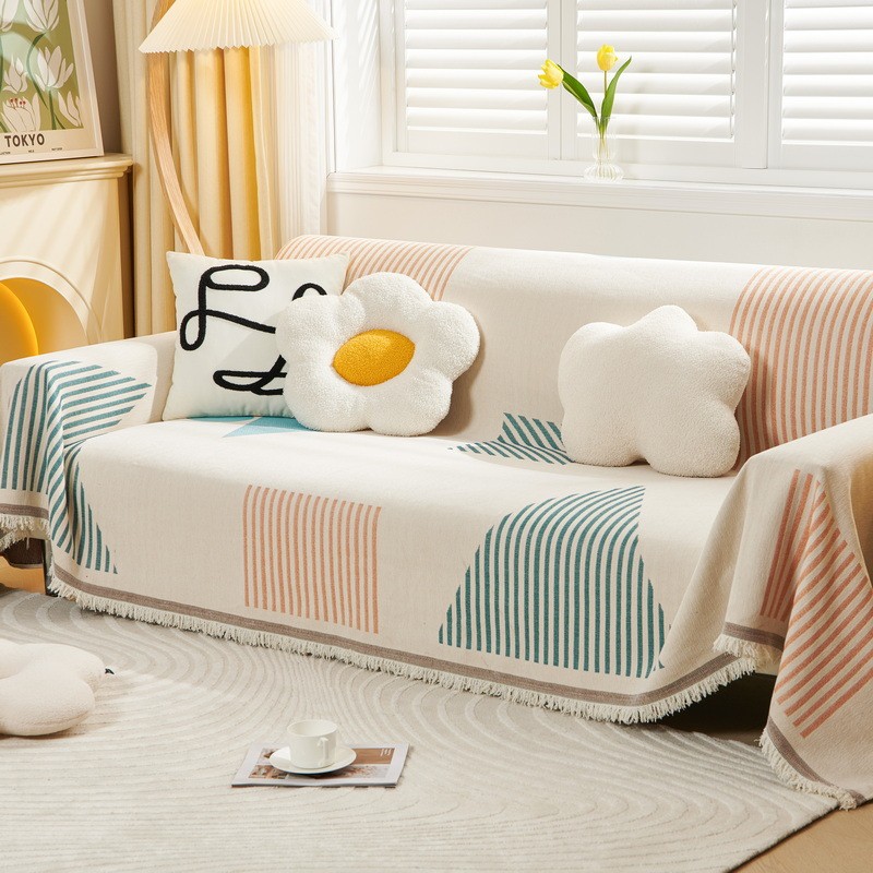 欧式沙发垫套全包沙发坐垫美式四季通用现代简约雪尼尔沙发巾全盖