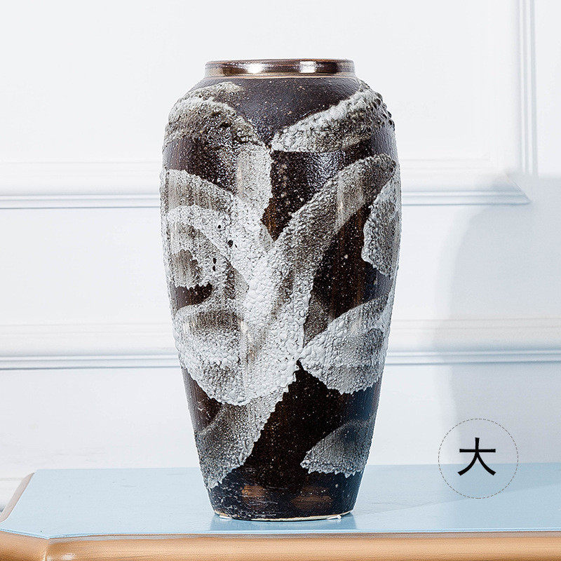 古典中国风别墅样板间摆设摆件陶瓷花器艺术抽象花插水墨画花瓶,家居饰品,装饰摆件,淘宝优惠券,粉丝福利购,淘宝优惠卷