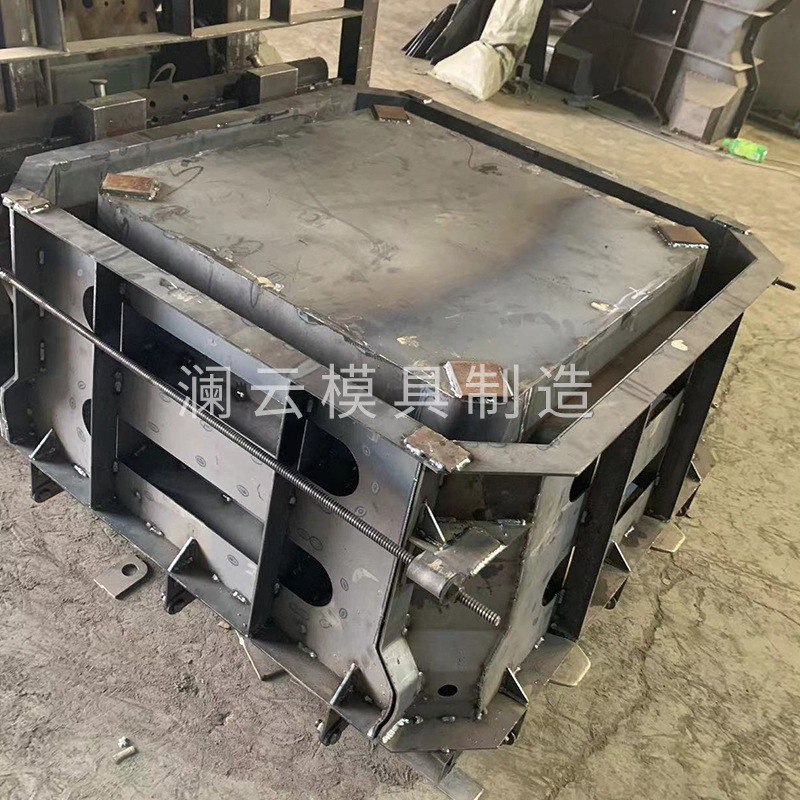 平铺式混凝土框格护坡模具箱体护坡生态模具河道仿石生态砌块模具