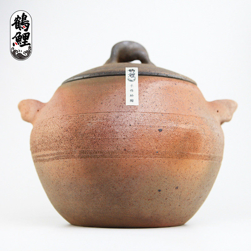 bc10防溢孕产妇儿童传统手工无釉砂锅煲汤锅家用沙锅燃气明火炖锅