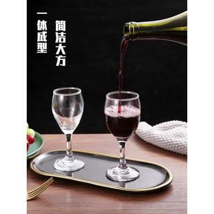 家用小号白酒杯葡萄酒杯醒酒器 1两2两3两4两 高脚杯红酒杯套装