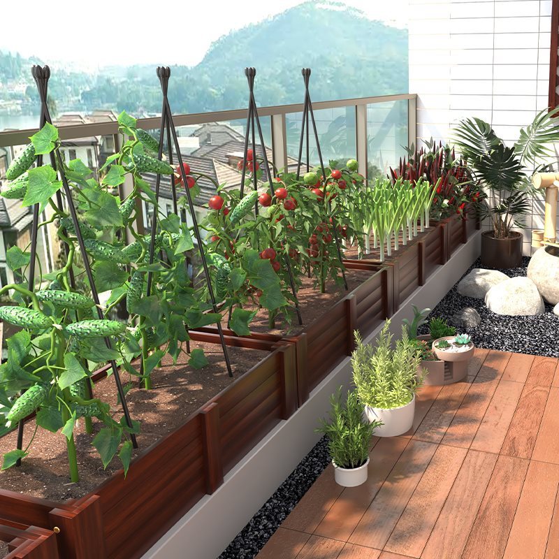 一亩菜园ACRE种菜专用盆户外蔬菜种植箱家庭阳台楼顶防腐木花箱