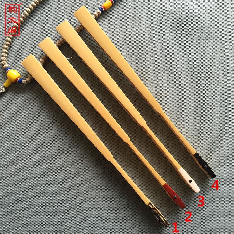 文玩折扇高档宣纸折扇寸扇9.5玉竹18方水磨玉竹扇骨苏工扇面