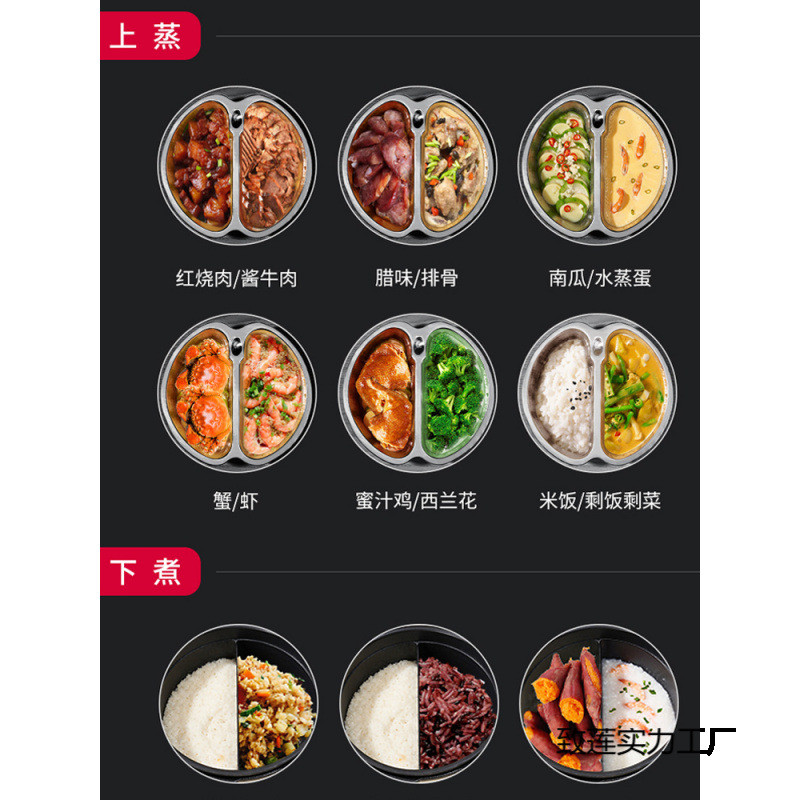 热销多功能鸳鸯电压力锅家用内胆高压5l升双胆饭煲2至3至4人新款