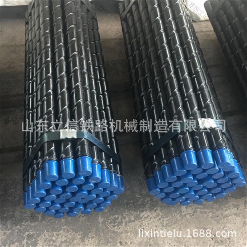 热销煤钻杆地质螺旋钻杆矿用刻槽钻杆肋骨钻杆低导叶钻杆