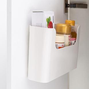 9wor厨房柜门收纳盒橱柜门后置物架挂墙墙上壁挂收纳架窄长型整