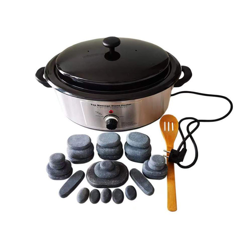 6q加热器含27套装按摩石套装热疗石片厂家直销