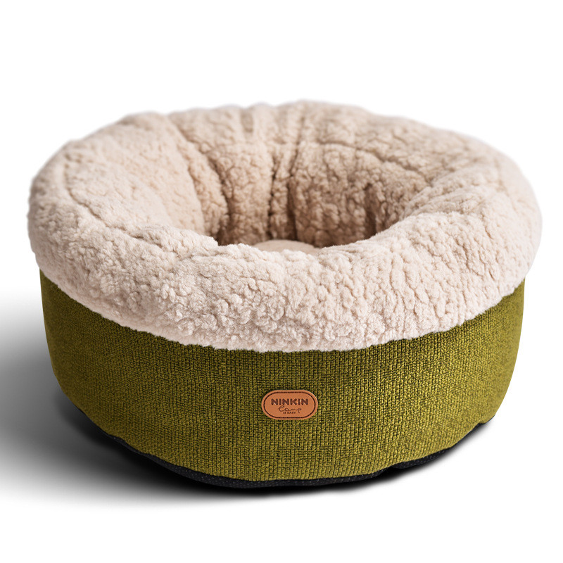 绵猫窝狗窝猫狗垫子秋冬毛绒加宠物窝厚加厚温暖窝幼猫幼犬睡窝垫