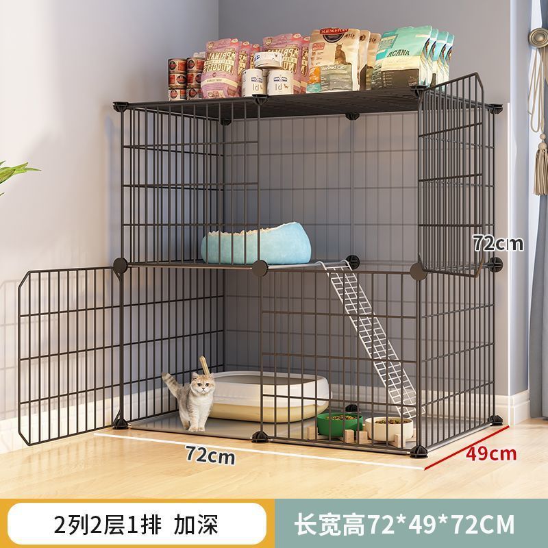 猫别墅家用室内猫咪笼子猫厕所猫砂盆一体小型猫舍猫屋占地柜不猫