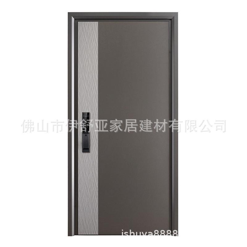 别墅庭院入户大门铝艺精雕单开子母双开门安全防盗防潮防爆进户门